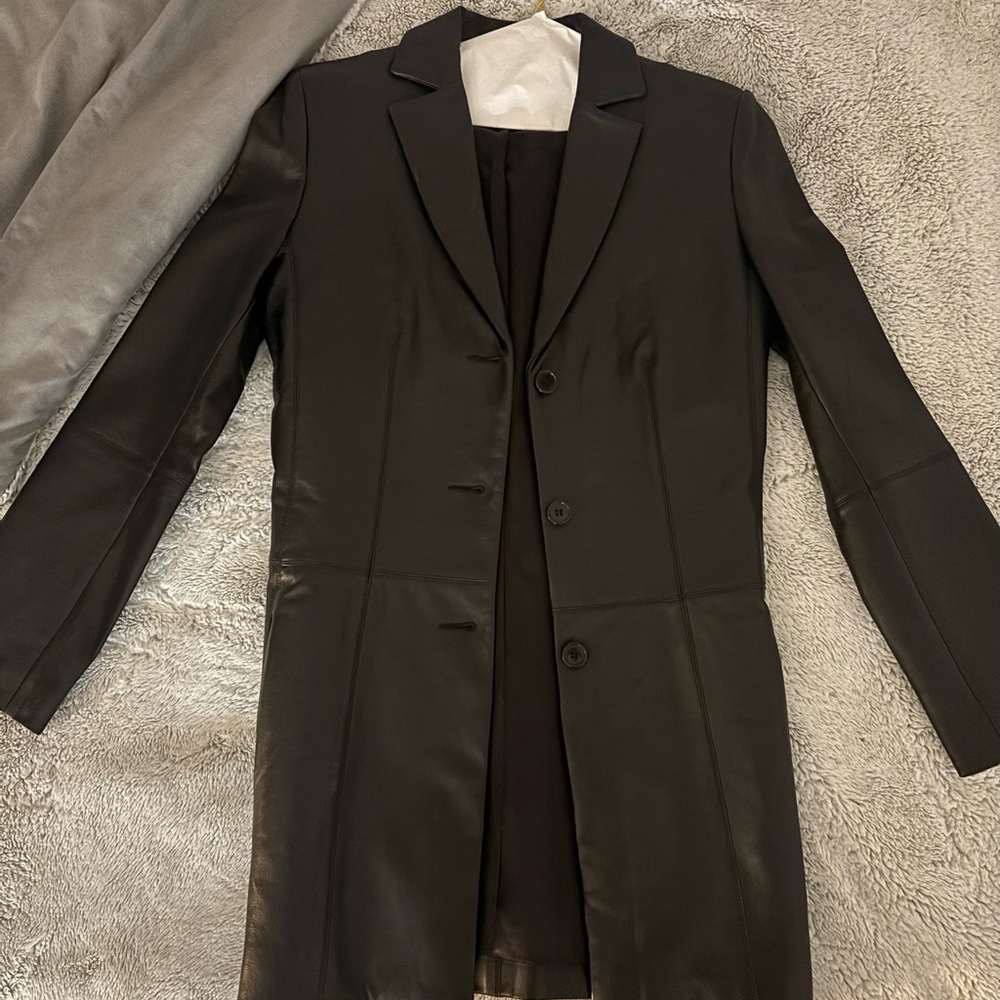 Vertigo Paris Black Leather Jacket